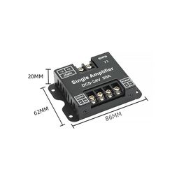 SY mini trek üçün işıqlandırıcı, qara, 5.5 Vt 48v, SY-mini-520417-5.5-48-BL-NW