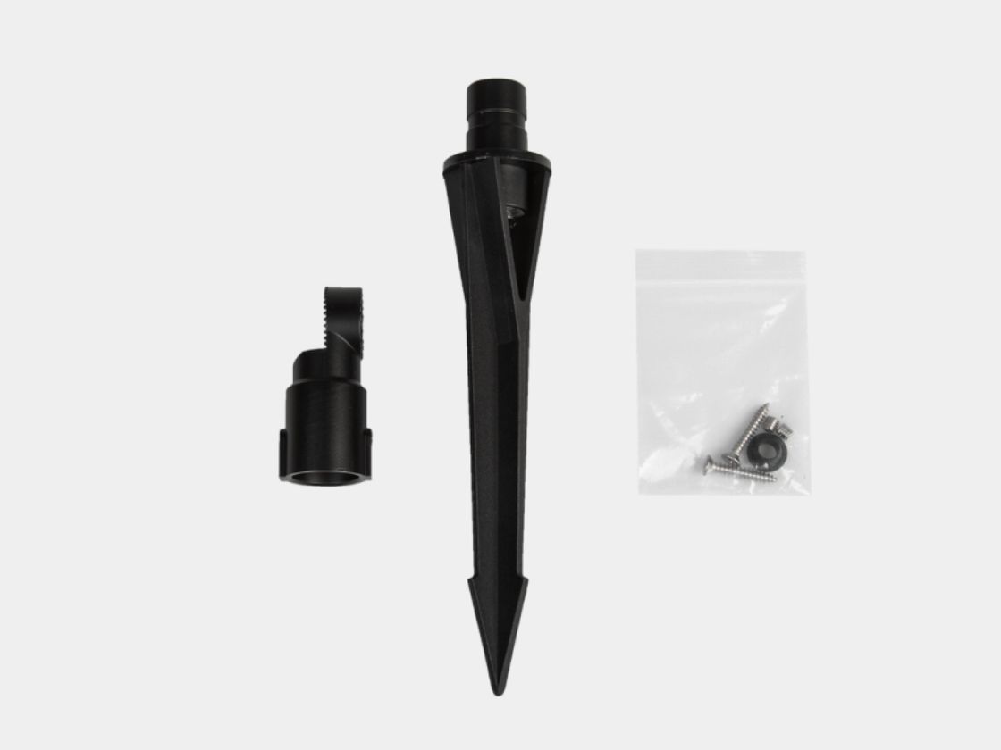 Bərkidici dəsti ilə qara DL-3060R1-SP torpaq mıxı
