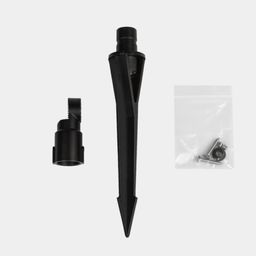 Bərkidici dəsti ilə qara DL-3060R1-SP torpaq mıxı