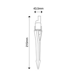 DL-3060R1-4-RGBWW-24, DL-3060R1-SP işıqlandırıcısı üçün torpaq mıxı