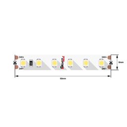 24V işarəli, kəsim xətləri olan SMD3528 LED lent parçası