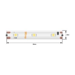 SMD3528 LED lentinin 12 V-luq fraqmenti, sarı işıq