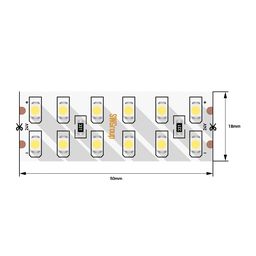 Kontakt meydançaları olan 24V LED lent seqmenti