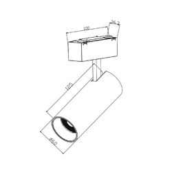 SY trek üçün işıqlandırıcı, ağ, 20 Vt, 24 volt, SY-601202-WH-20-36-WW