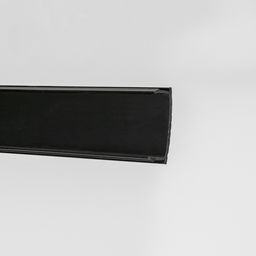 Dərin şin sistemi üçün ön qapaq, qara plastik