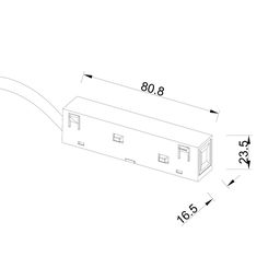 SY-LINK qidalanma konnektoru kabel ilə, SY-LINK-CN1-WH