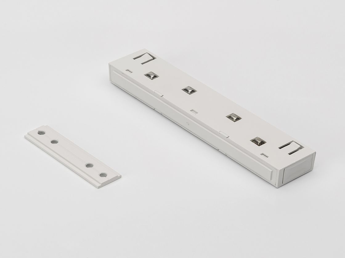 SY-LINK 48V düz konnektor, ağ rəng, yuxarıdan görünüş