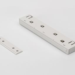 SY-LINK 48V düz konnektor, ağ rəng, yuxarıdan görünüş