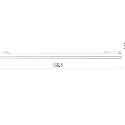 Xətti darklayt işıqlandırıcı, SY-LINK seriyası, Qara, 30Вт, IP20, Neytral ağ (4000К), SY-LINK-870-BL-30-NW