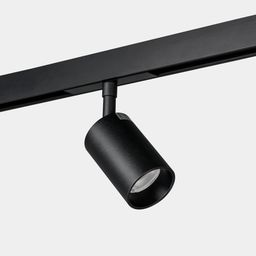 Trek relsində quraşdırılmış qara SY-LINK spot, aşağıdan görünüş