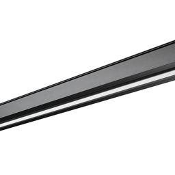 SY-LINK xətti işıqlandırıcı, qara rəng, mat diffuzor, yan bucaqdan görünüş