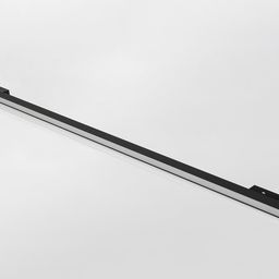 SY-LINK xətti işıqlandırıcı, qara rəng, mat diffuzor, perspektiv görünüş