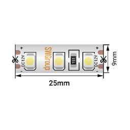 Eni 9 mm göstərilən SMD3528 LED lent parçası