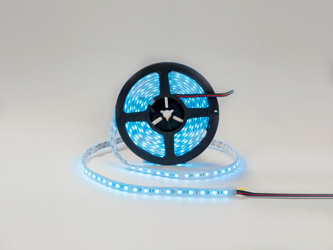 SMD5050 RGB LED lentinin 12V-luq çarxı, mavi işıq saçır