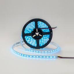 SMD5050 RGB LED lentinin 12V-luq çarxı, mavi işıq saçır