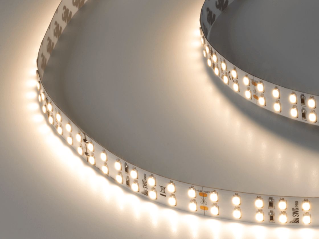 SWG PRO 2835 LED lent, 196 LED/m, 20 Vt/m, 24V, IP20, Rəng: Neytral ağ, SWG2P196-24-20-NW-20