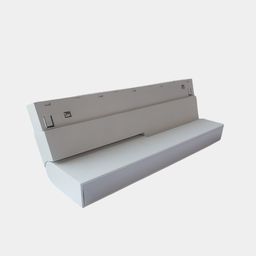 SY-LINK mat ağ rəngli trek tipli “kitab” işıqlandırıcısı, yandan görünüş