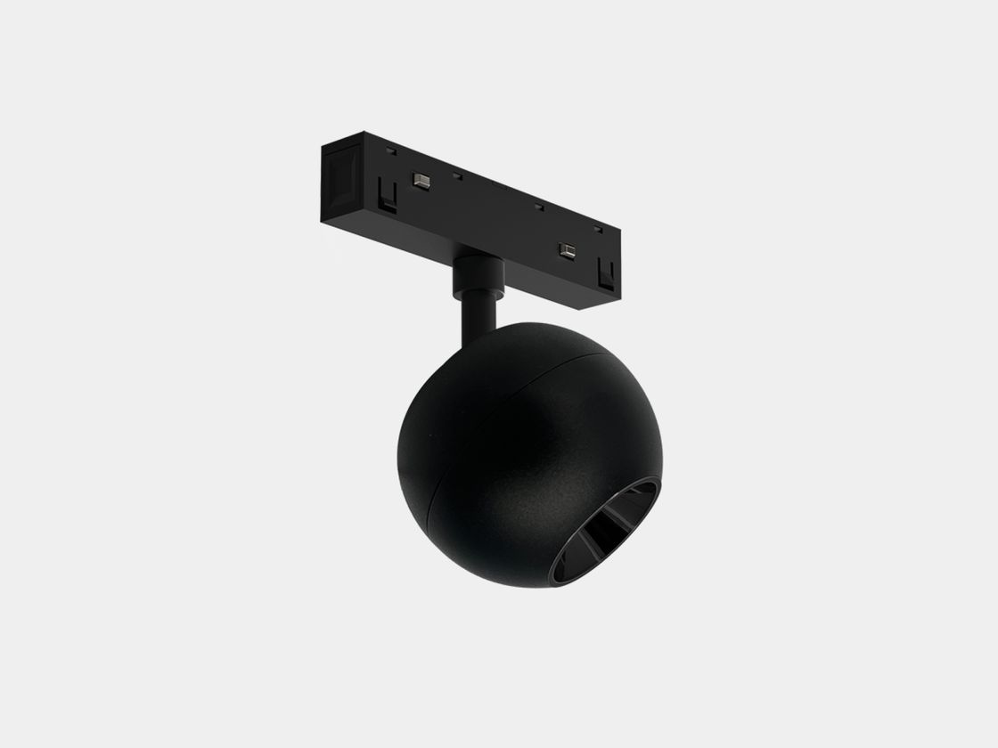 SY-LINK D90 qara kürə formalı trek işığı, yandan görünüş