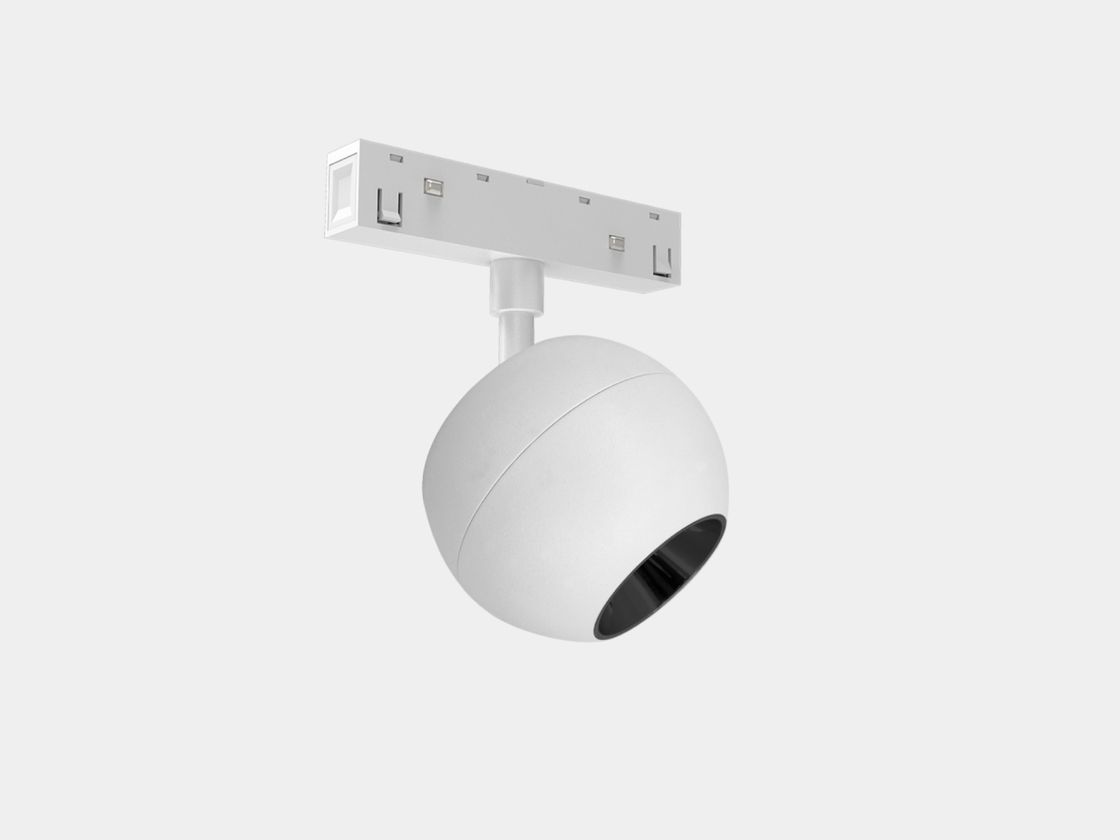 SY-LINK D90 ağ rəngli kürə formalı trek işıqlandırıcısı, səthə montaj
