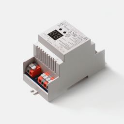 DIN rels üçün DALI dimmer dekoderi 12-24V, 4 ünvan, DALI-DT6-ST4-DIN