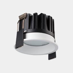 LED daxili montajlı işıqlandırıcı, DL-RE seriyası, ağ, 8 Vt, IP44, isti ağ (3000K), DL-RE1202-WH-WW