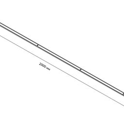 SLIM sistemi üçün şinoprovod ağ, TR-SLIM-WH-2M
