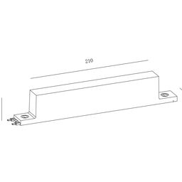 Trek üçün səthüstü quraşdırılan qida bloku, SLIM sistemi, qara DRV-SLIM-150-BL, 48V, 150W, DRV-SLIM-150-BL