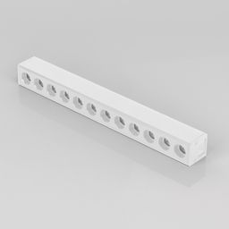 Ağ SLIM xətti işıqlandırıcı, linzalar sırası, ümumi görünüş