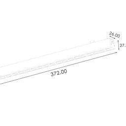 SLIM treklı işıqlandırıcı, 48V 18W qara 2700-6000K, DL-SLIM-DRBL-18-CCT