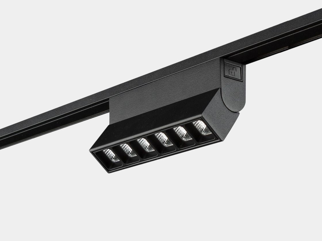 SLIM treklı işıqlandırıcı, 48V 10W qara 2700-6000K, DL-SLIM-FLBL-10-CCT
