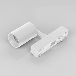 Ağ SLIM spot: adapter və kontaktların görünüşü