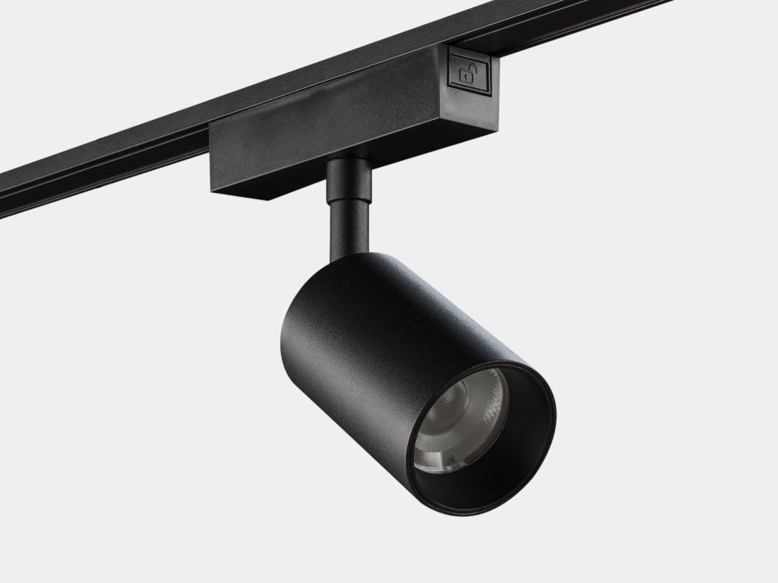 SLIM treklı işıqlandırıcı, 48V 15W qara 2700-6000K, SL-SLIM-SPBL-15-CCT