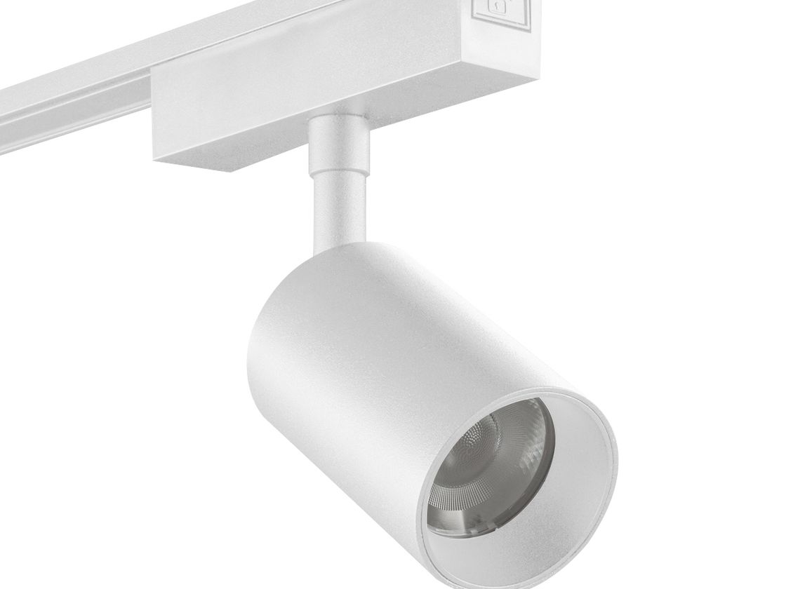 Ağ SLIM spot işıqlandırma, adapterin yandan görünüşü