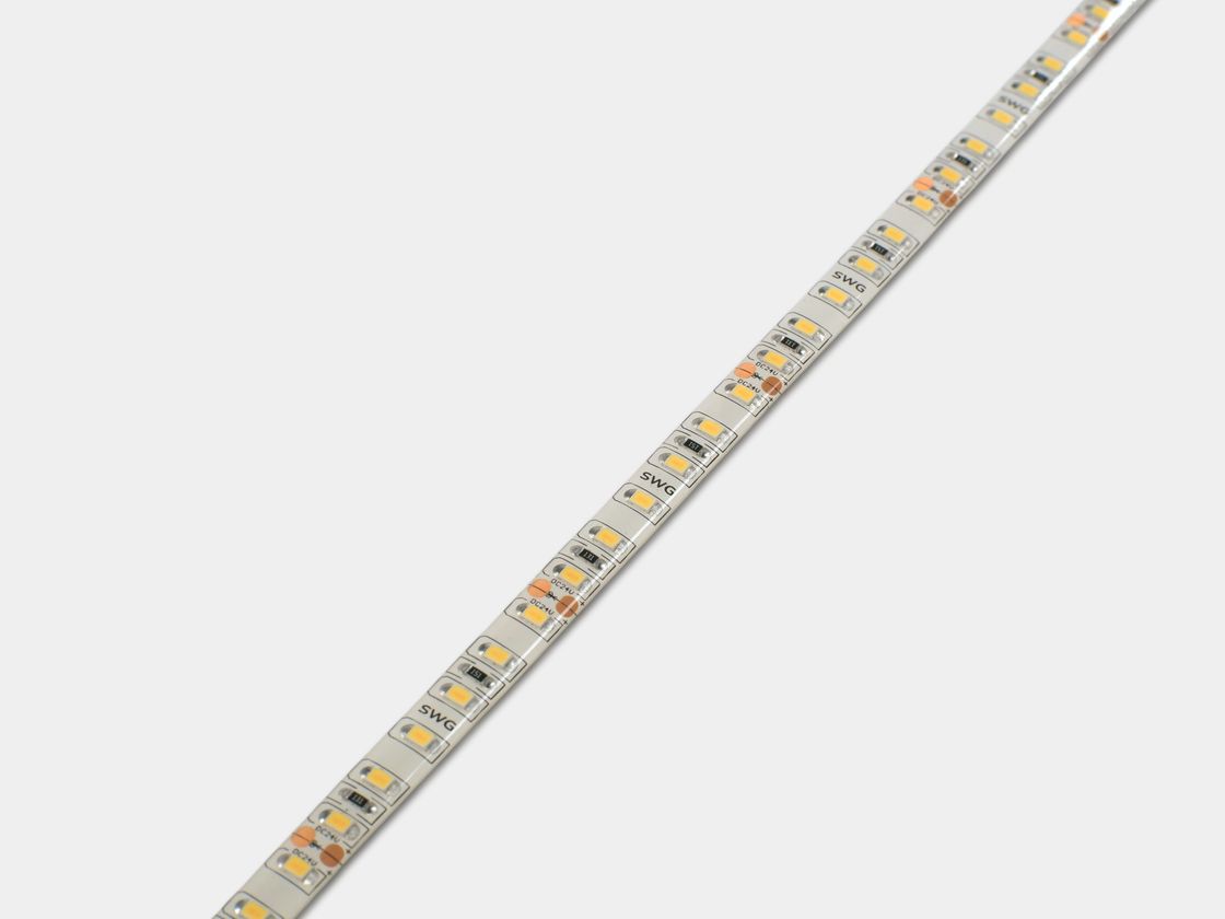 LED lent 2835, 120 LED/m, 9,6 Vt/m, 24V, IP65, 3M, Rəng: İsti ağ, SWG2120-24-9.6-WW-65-M