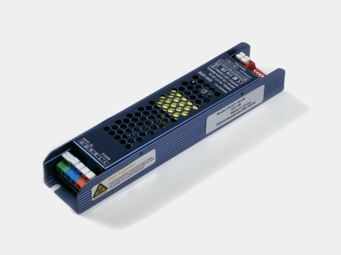24V 60W IP20 qidalandırma bloku, metal korpus