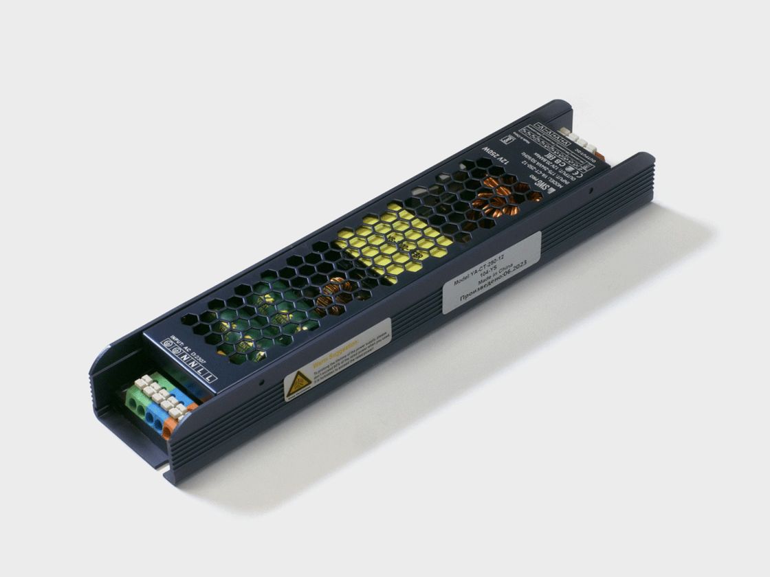 12V 250W açıq tipli enerji təchizatı bloku, metal korpus