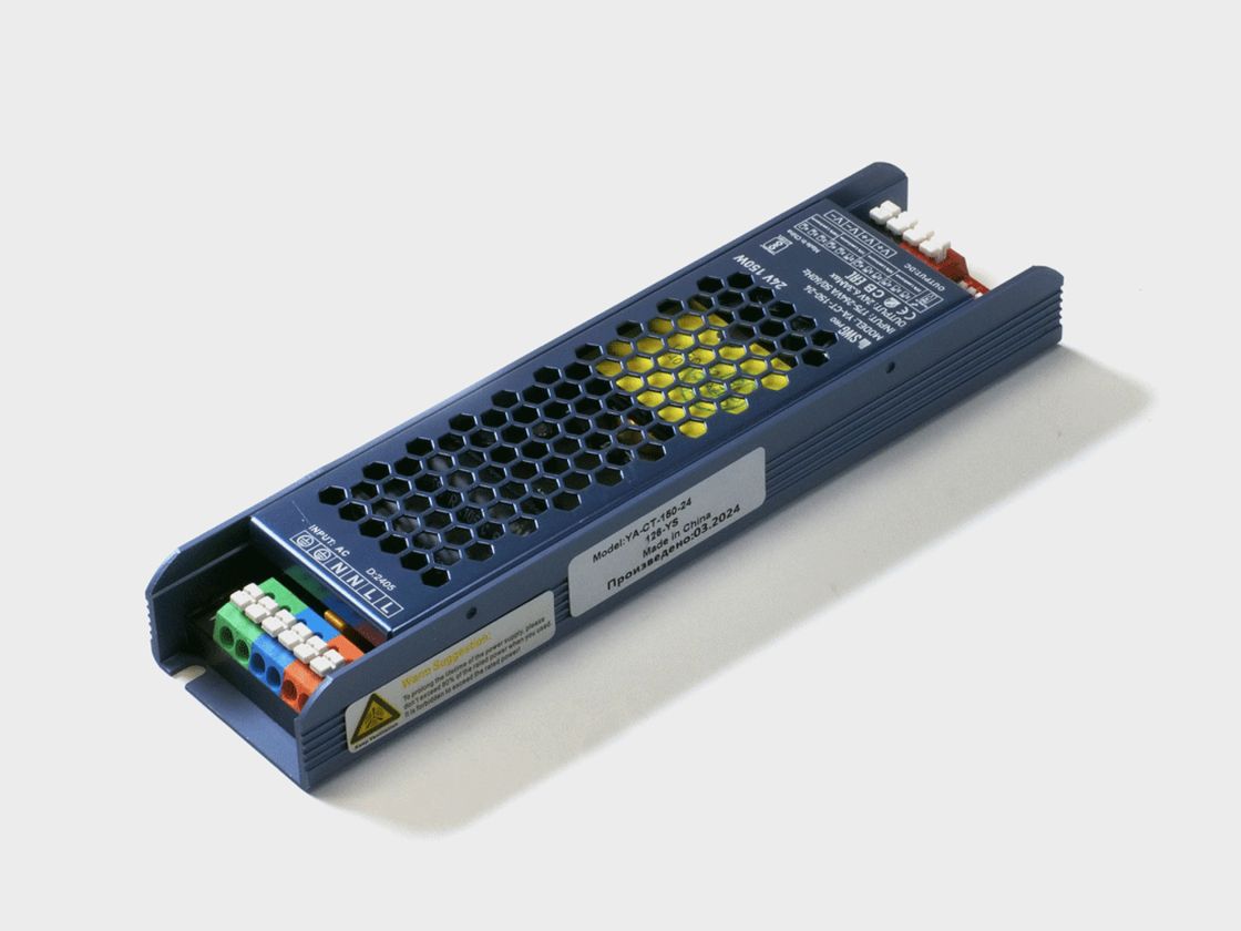 24V 250W IP20 qidalanma bloku, metal korpus