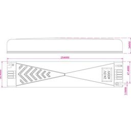 LED lent üçün qida bloku EV-500-24, EV-500-24