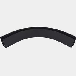 R200 SY-LINK radius konnektoru, qara rəng, yuxarıdan görünüş