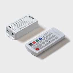RGB kontroller, 2.4G pultla, 21 düymə, DC12/24V, <16A(MAX), SW-RGB-2.4G-16A
