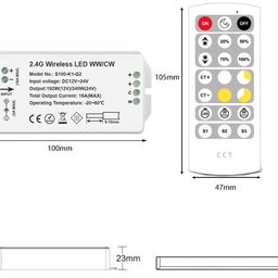 MIX lent üçün CW 2.4G kontroller (pultla), SW-CW-2.4G-16A