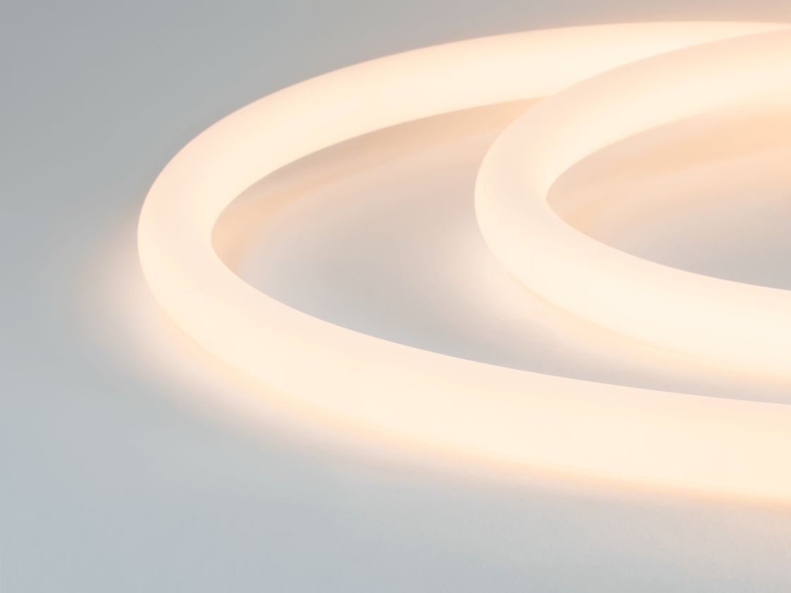 360° Neon lent D22 — isti ağ işıq