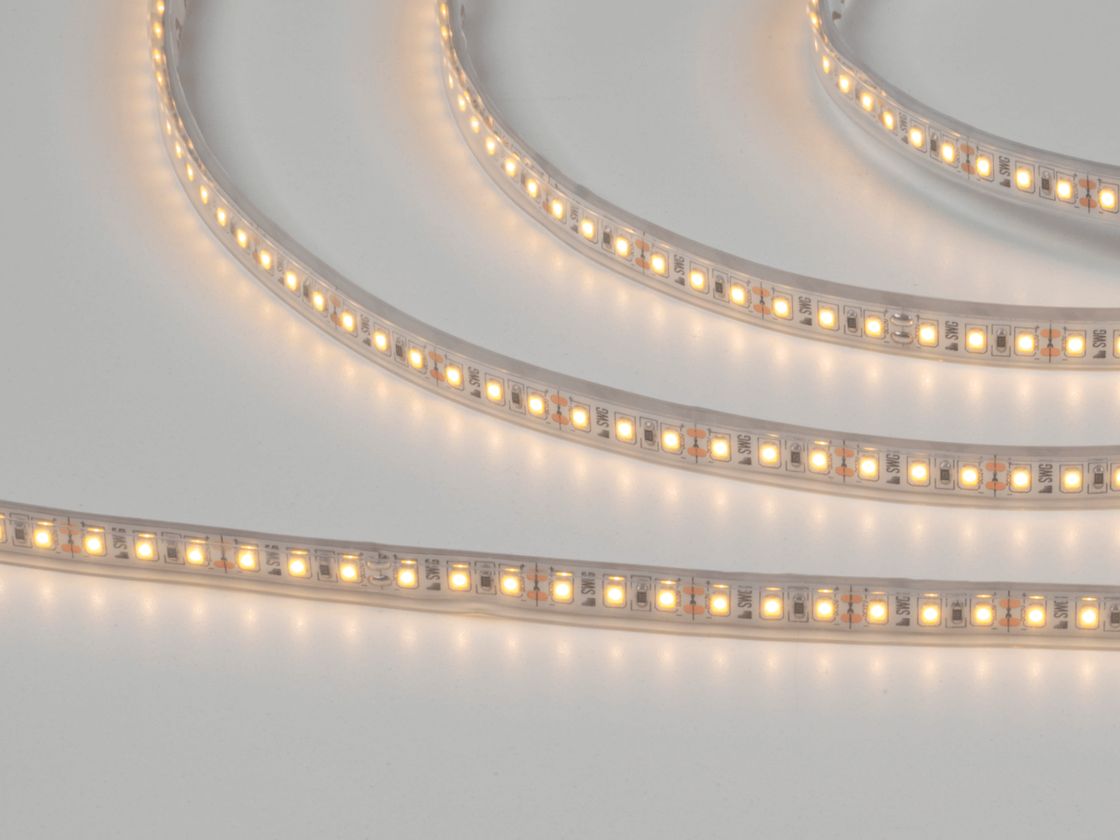 Silikon örtüklü SMD2835 LED lent, qoşulu vəziyyətdə