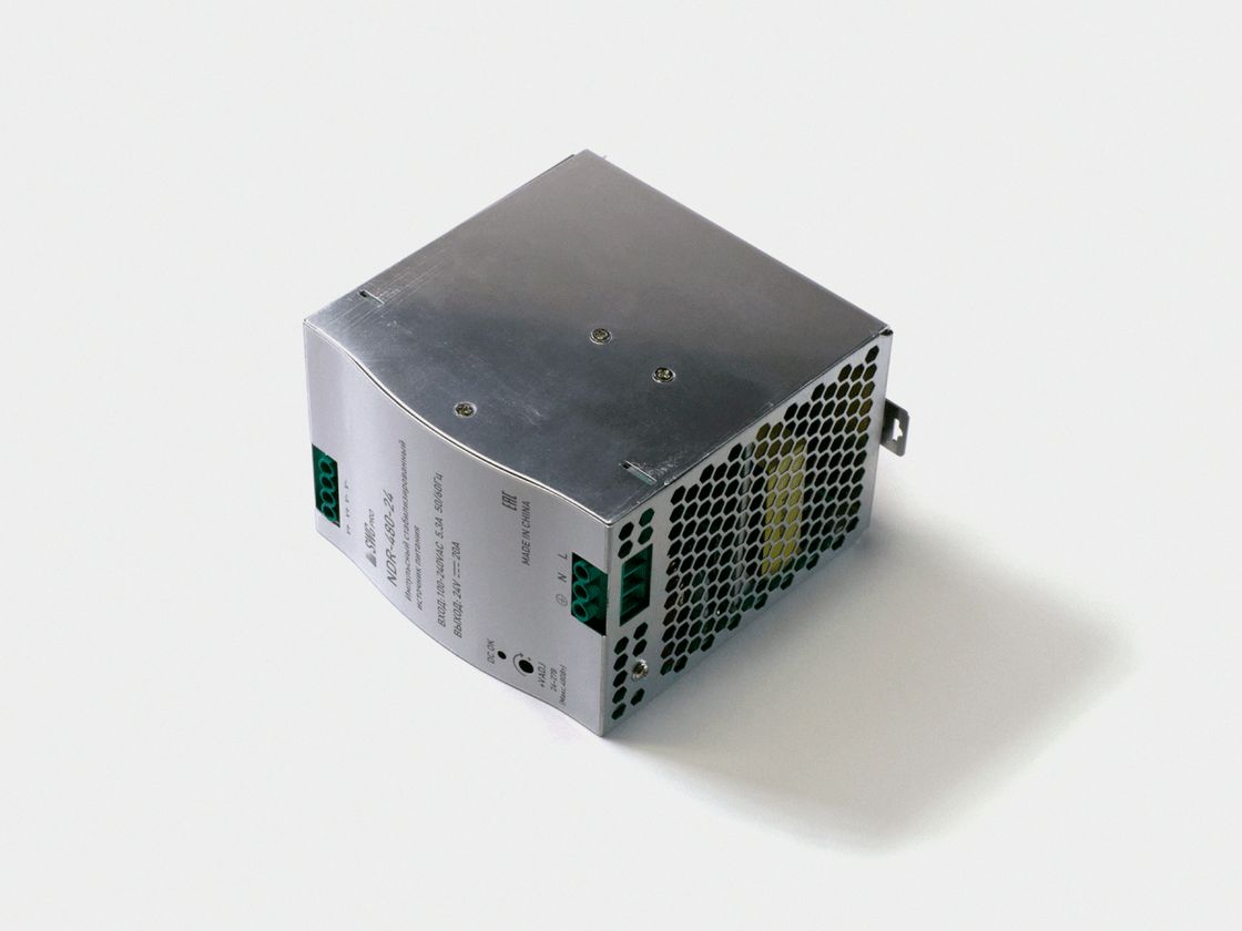 DIN-reyk üçün NDR-480-24 qida bloku, qoşulma klemmləri