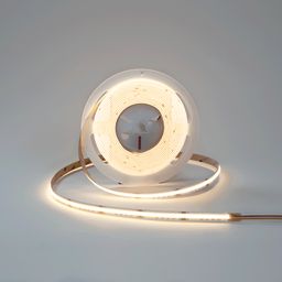 Bobində COB LED lent, isti ağ işıq