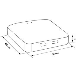 SLIM sistemi üçün Tuya Zigbee şlüz, 5V, 5W, R-GW-WF-ZGBT