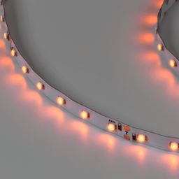 LED lent 3528, 60 LED/m, 4,8 Vt/m, 24V, IP20, Rəng: Sarı, SWG360-24-4.8-Y-M