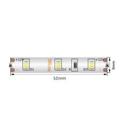 LED lent 2835, 60 LED/m, 4,8 Vt/m, 12V, IP66, Rəng: İsti ağ, SWG260-12-4.8-WW-66-M