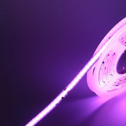 COB LED lentinin çarxı, bənövşəyi işıq saçması, yandan görünüş