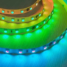 SPI RGB LED lent 24V IP20 12W/m 60 LED/m SMD5050 WS2811 SWG5PT60-24-12-WS2811RGB